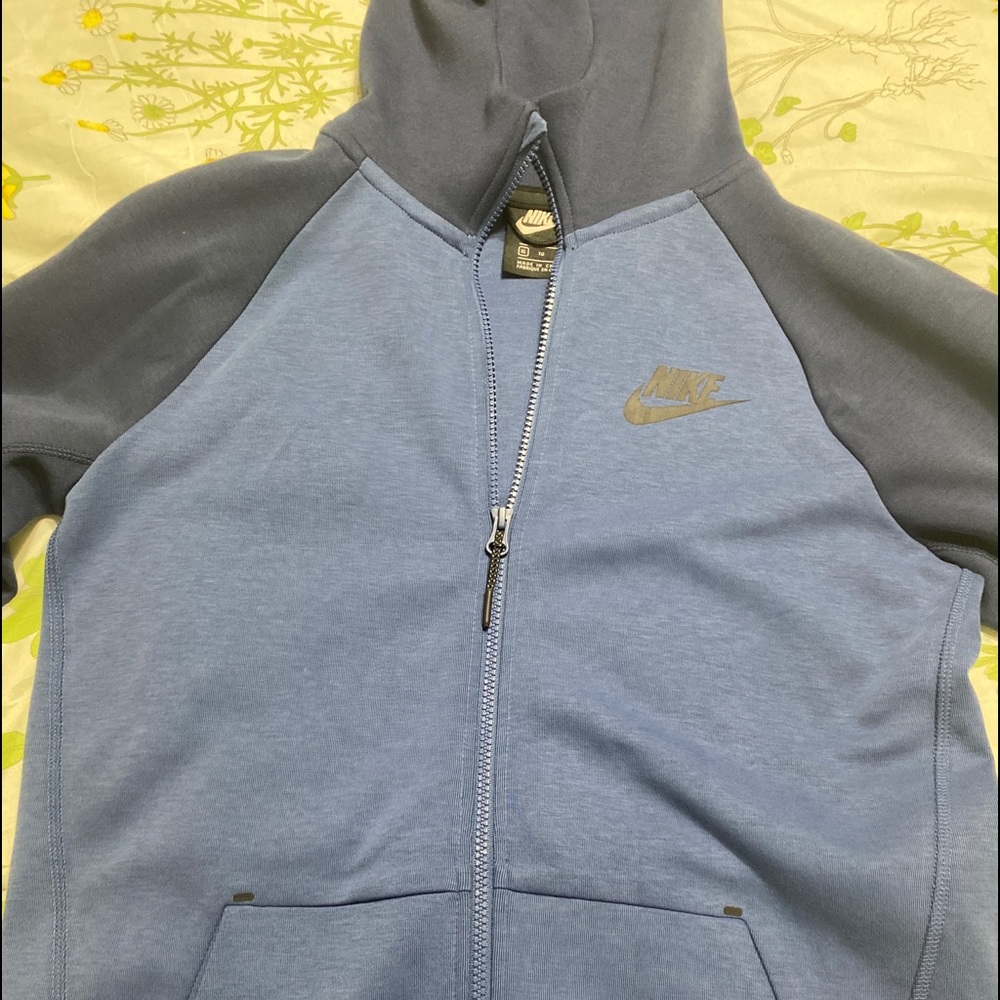 Blue Nike Zip-Up Hoodie